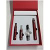 Image 1 : Red 3 in 1 Wax Vaporizer Pen Kit Dry Herb electronic cigarettes with