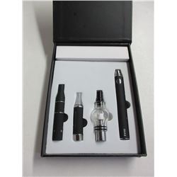 Black  3 in 1 Wax Vaporizer Pen Kit Dry Herb electronic cigarettes with