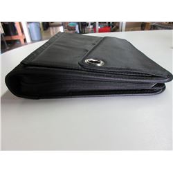 New Zippered Binder Black