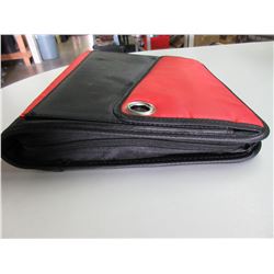 New Red Zippered Binder