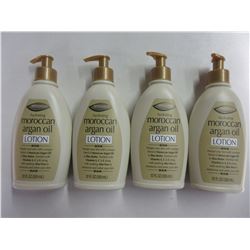 4 New Moroccan Argan Oil Lotion 12floz with pump