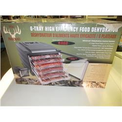 6 Tray High Efficiency Food Dehydrator/ digital timer / 1000sq inches