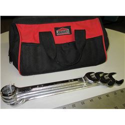 Jobmate Tool Bag comes with 4 New Large Wrenches 13/16 - 1 inch