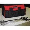 Image 1 : Jobmate Tool Bag comes with 4 New Large Wrenches 13/16 - 1 inch