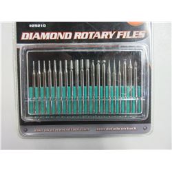 New 20 piece Diamond Rotary Files