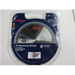 New Bosch 48 Tooth Crosscut Blade 8 1/2" Professional Series Carbide