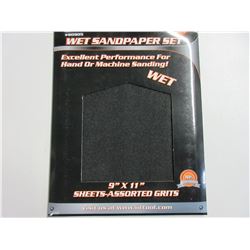 New 20 piece Wet Sandpaper set / 9x11inch 60-100-150-240 grits