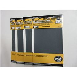 4 New Gator Grit Waterproof Sandpaper 6 sheets per pack / 5 1/2 x 9"