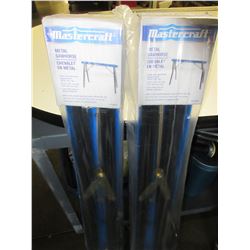 New set of 2 Mastercraft Sawhorses / folding