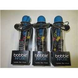 3 New Bobble Infuse water Bottles
