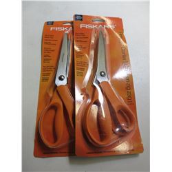 2 pairs of Fiskars Pinking Shears