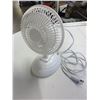 Image 1 : 8 inch Fan 2 speeds Desk fan with clip / Tested Working