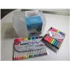 Image 1 : New Organizer with 2 packs of Fabric Markers