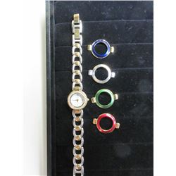 Anne Klein Watch with Diamonds and 4 extra Bezels