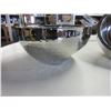 Image 2 : New Pair of Stainless Bowls / Hammered Pattern Made in India