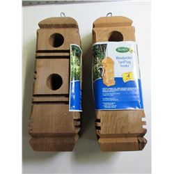 2 New Scotts Woodpecker Suetplug Feeder