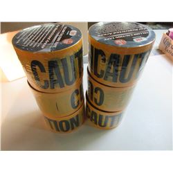 6 rolls of Caution Tape / 3 inch x 300 feet per roll