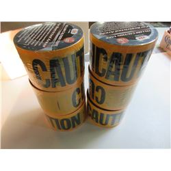 6 rolls of Caution Tape / 3 inch x 300 feet per roll