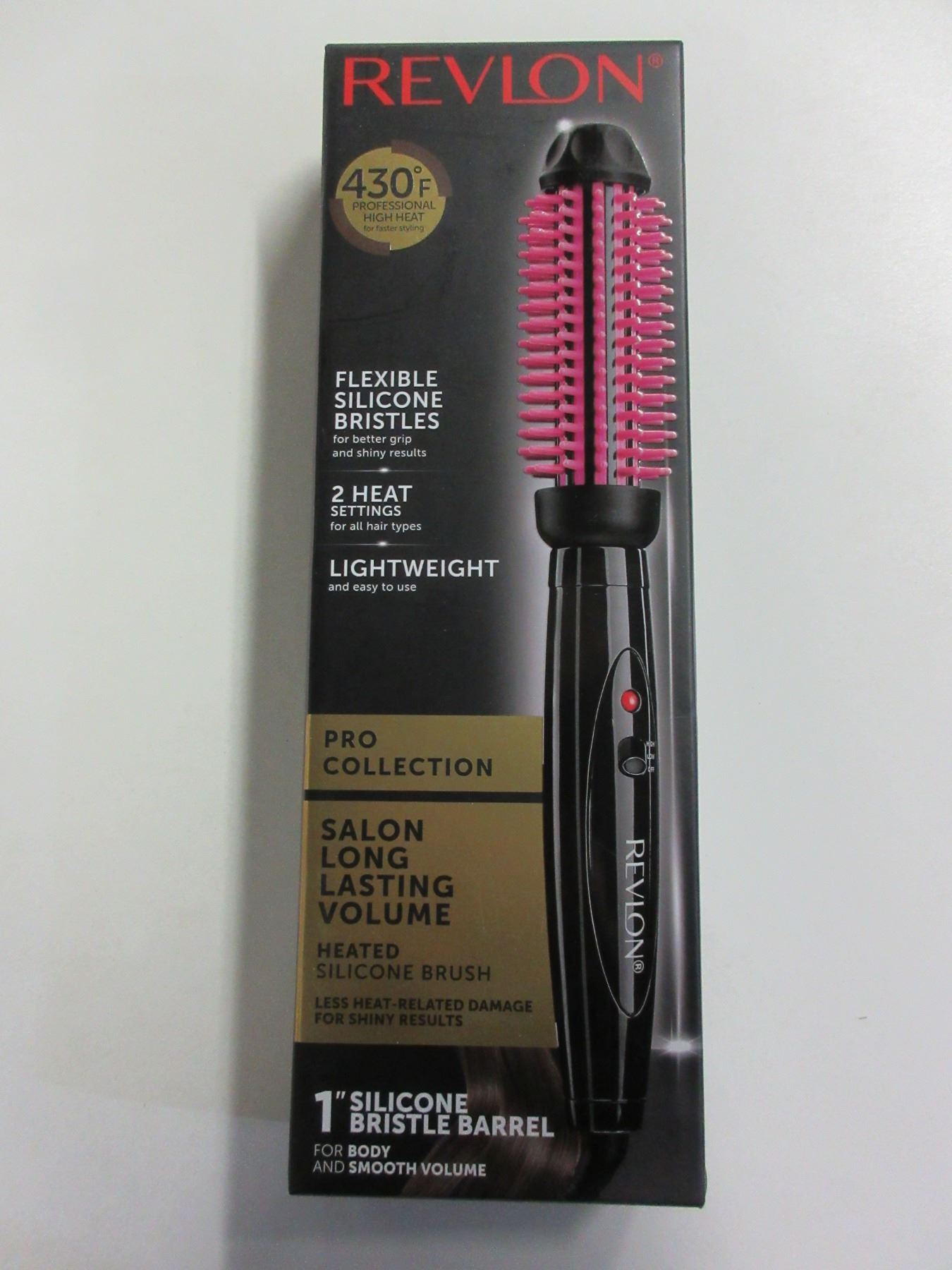 revlon heated silicone brush