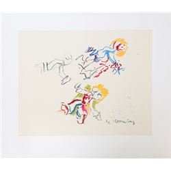 Willem de Kooning, Composition for Lisa, Lithograph