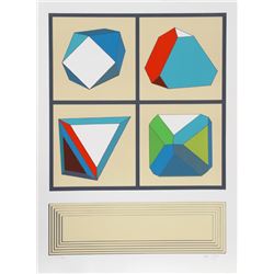 Lucio del Pezzo, untitled 2, Silkscreen