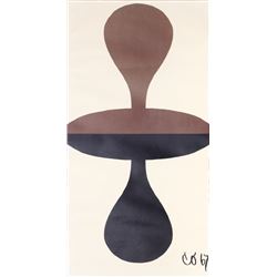 Claes Oldenburg, Double Punching Bag, Lithograph Poster