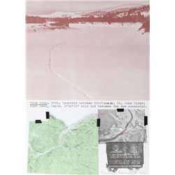 Dennis Oppenheim, Time Line Kent, Maine, Lithograph