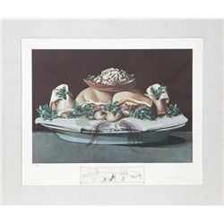 Salvador Dali, Les suprenes de maillaise liliputiens, Lithograph and engraving