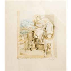 Sound Advice to a Lonely Traveler, Lithograph