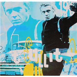 Dganit Blechner, Steve McQueen - Bullit, Screenprint on Canvas