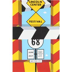 Allan D'Arcangelo, Lincoln Center Festival, Silkscreen Poster