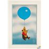 Image 1 : Disney Studios, Pooh Floating with Blue Balloon, Sericel