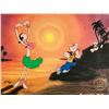 Image 1 : Myron Waldman, The Hula Lesson - Popeye and Olive Oyl, Sericel