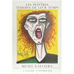 Bernard Buffet, Musee Galliera, Lithograph Poster