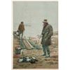 Image 4 : A.B. Frost, Lot of 3 Golf and Hunting Illustration Lithographs