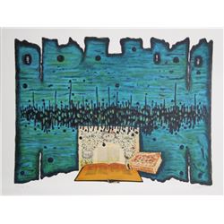 Moshe Elazar Castel, Prayer, Lithograph