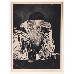 Joseph Margulies, The Seeker, Etching