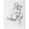 Image 1 : Abraham Straski, Rabbi with Torah, Lithograph