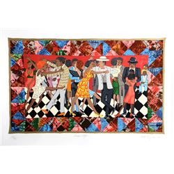 Faith Ringgold, Groovin' High, Silkscreen