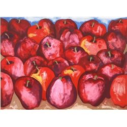 Richard C. Karwoski, Fall Apples, Lithograph