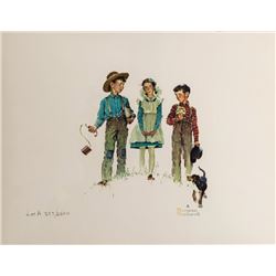 Norman Rockwell, Me and My Pal - A, Lithograph