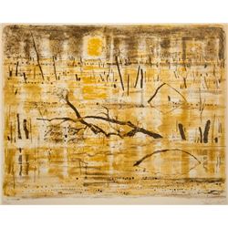 Georges Schreiber, Driftwood, Lithograph