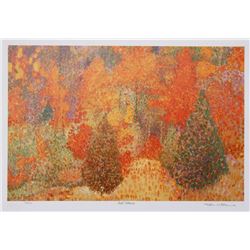 Tom Mathews, Fall Colors, Lithograph