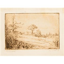 Marie Rand, To The Woods, Etching