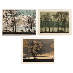 Wilbur Streech, Lot of 3 Lake Landscape Prints