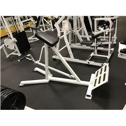 WHITE FREE WEIGHT CURL PRESS