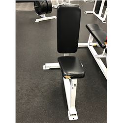 WHITE APEX SEATED WEIGHT BENCH