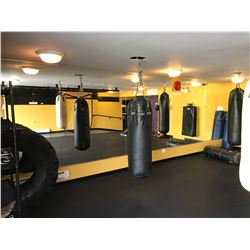 6 XL WORK OUT MIRRORS - IN CORE ROOM