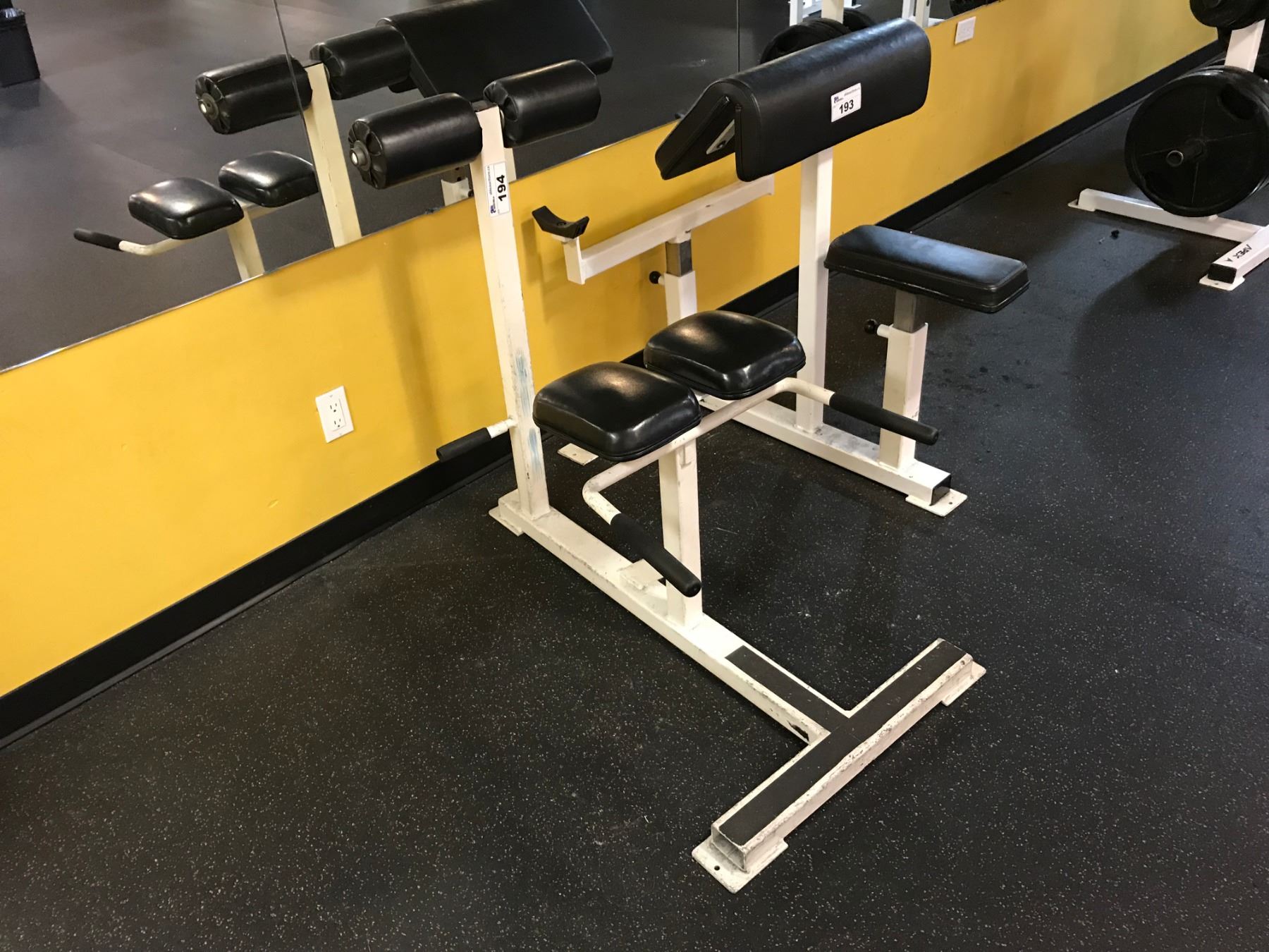 White Apex Workout Bench