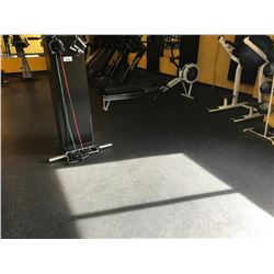 RUBBER GYM FLOORING IN PERSONAL TRAINING AREA